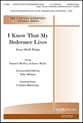 I Know that My Redeemer Lives SATB choral sheet music cover